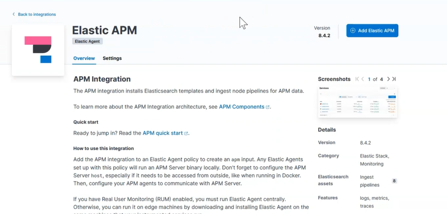 APM Application Performance Monitoring Integration